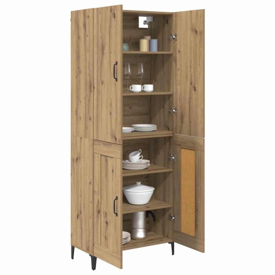 Høyskap Artisan Eik 69,5 x 34 x 180 cm Konstruert tre