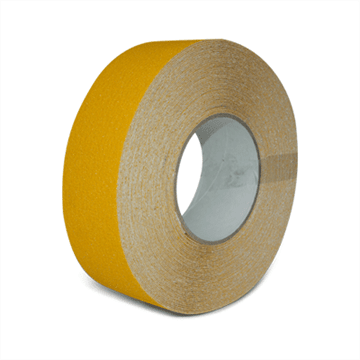 Sklisikker tape fra Denfoil  50 mm x 18 m  Gul farge   