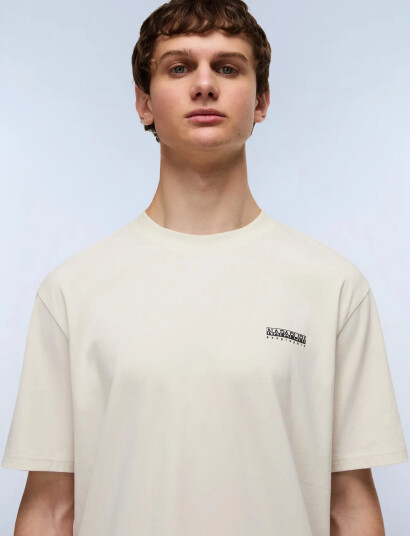Napapijri S-Small Box Ss - Cream - XL