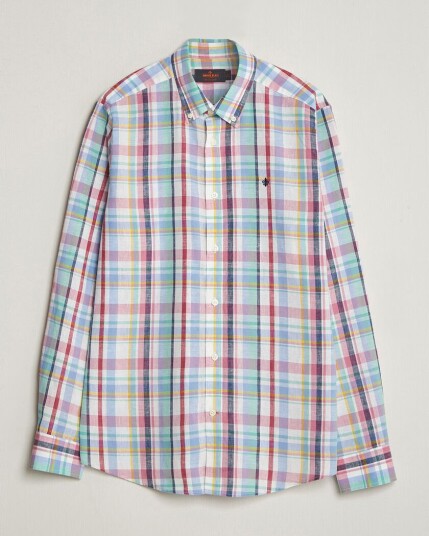 Morris Preppy Check Linen Shirt Multi Morris Preppy Check Linen Shirt Multi