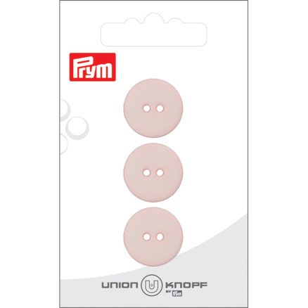 Prym flat plastknapp rosa 18 mm 3 stk Prym flat plastknapp rosa 18 mm 3 stk