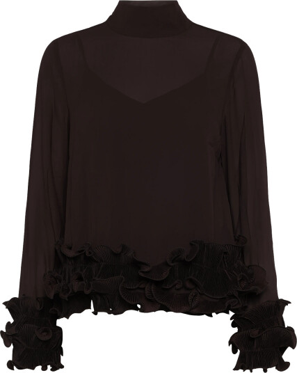 Noella N Latanietta Blouse Brown M