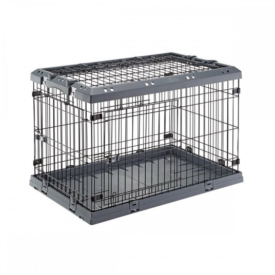 Ferplast Superior 90 Hundebur for Hund med Aluminiumsramme - 92 x 58,5 x 62,5 cm
