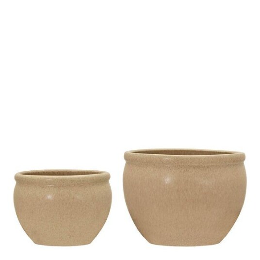 House Doctor   Vale potte 2 stk beige