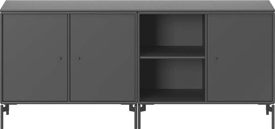 Montana Save sideboard Anthracite 04-sortlakkerte ben
