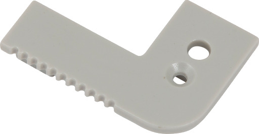 Ansell Lighting endestykke trappekant med hull 26,3x68 mm aluminium