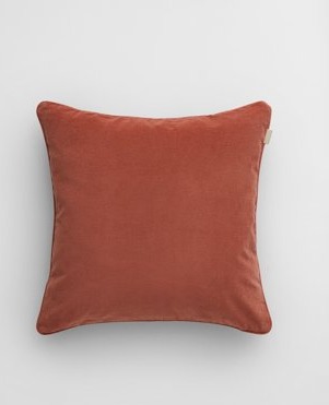 GANT Velvet Cushion - Orange - 50X50 GANT Velvet Cushion - Orange - 50X50