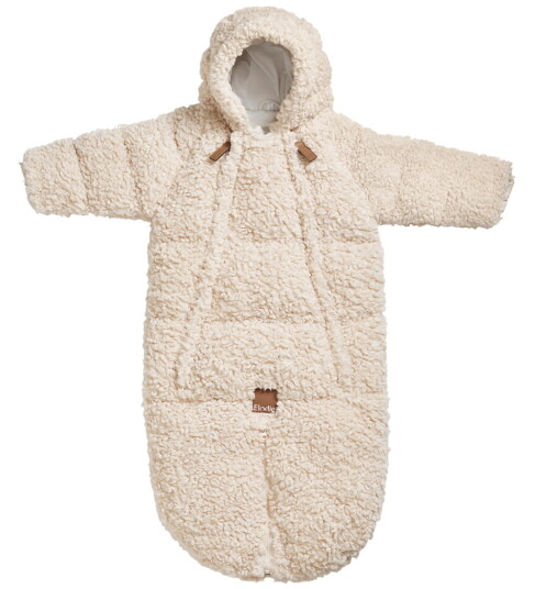 Elodie Details Baby Overall - Soft Sherpa - White - 6-12M Elodie Details Baby Overall - Soft Sherpa - White - 6-12M