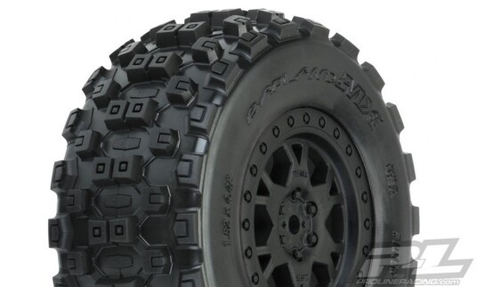 Pro-Line 1015633 Badlands MX SC 2.2"/3.0" M2 Medium Tires Moun