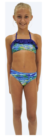 Watery havfrue bikiniunderdel til jenter Rainbow Bloom Havfruehale underdel Barn