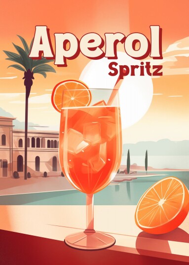 Plakat Aperol Spritz Plakat Aperol Spritz