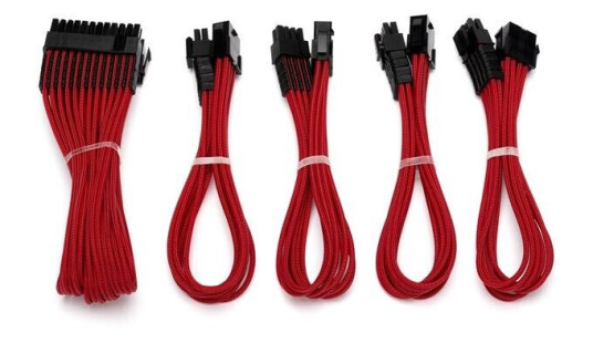 DUTZO Sleeved strm forlengerkabel kit v2 Rd DUTZO Sleeved strm forlengerkabel kit v2 Rd