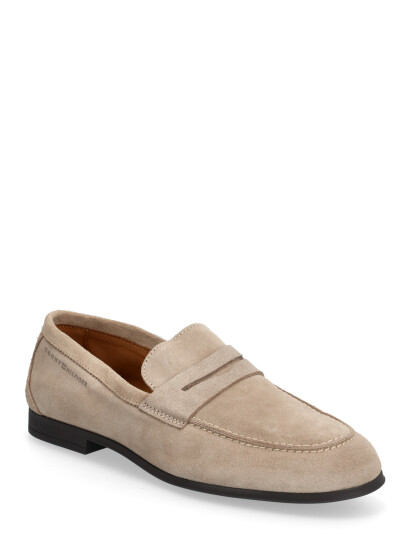 Tommy Hilfiger Flexible Slim Suede Loafer Beige 42