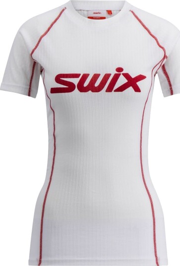 Swix Racex Classic Short Sleeve W Bright White/swix Red L