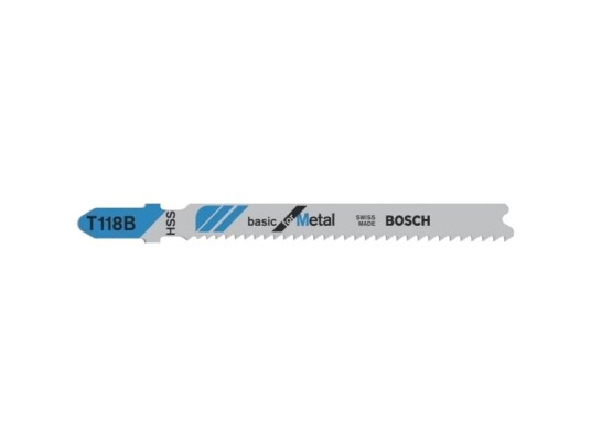 Bosch Stikksagblad T 118 B 92 Mm 3 Stk. 2608631673 Bosch Stikksagblad T 118 B 92 Mm 3 Stk. 2608631673