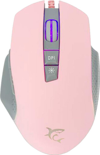 White Shark GM 5009 Gamingmus med 7 knapper 6400 DPI Rosa White Shark GM 5009 Gamingmus med 7 knapper 6400 DPI Rosa