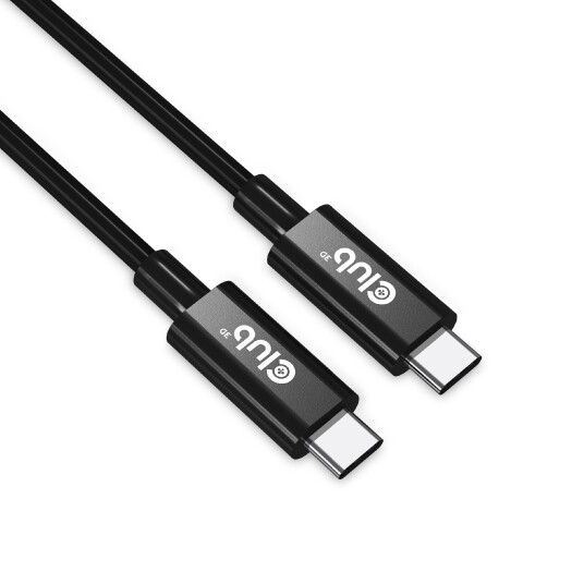 Club 3D USB4 Gen3x2 Type-C Kabel 3m 40Gbps 240W Hurtiglading Svart Club 3D USB4 Gen3x2 Type-C Kabel 3m 40Gbps 240W Hurtiglading Svart