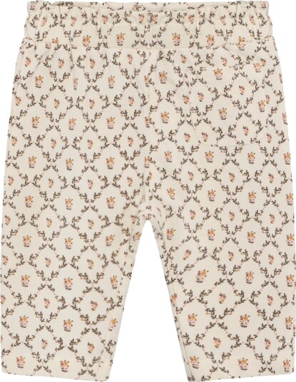 Minymo Bukser   AOP   Frøperle   Minymo   68   Bukser   bomull Beige Bordeaux Brun Grønn Gul Hvit Rosa   62