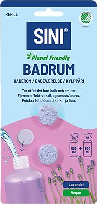Sini rengjøringstablett bad 2stk Sini rengjøringstablett bad 2stk