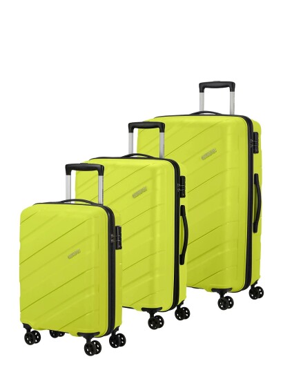 American Tourister Jetdriver 3.0 3 Pc Set A Black Yellow ONE SIZE American Tourister Jetdriver 3.0 3 Pc Set A Black Yellow ONE SIZE