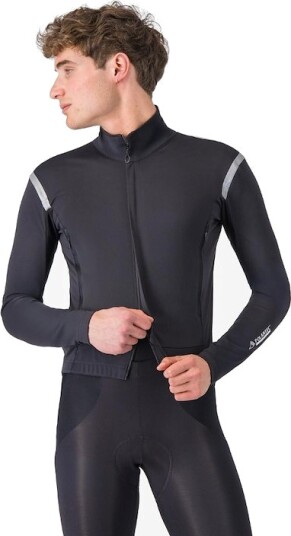 Castelli Perfetto RoS 3 sykkeljakke light black/silver reflex herre