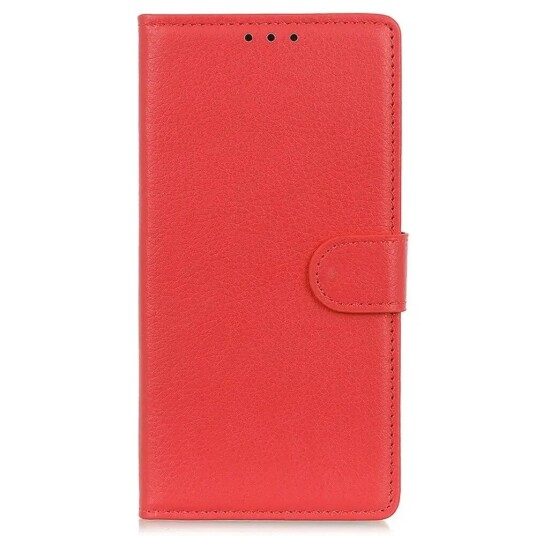 EIDERWOOD OnePlus Nord CE4 (5G) Skinn Flip Deksel med Lommebok - Rød EIDERWOOD OnePlus Nord CE4 (5G) Skinn Flip Deksel med Lommebok - Rød