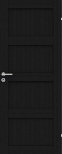 Swedoor Dørbl Unique 04l   8x21 Sort Eik