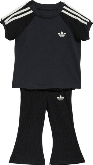 Adidas Originals Knt Tee Leg Set   Black   98