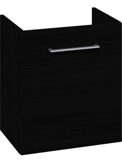 Dansani vanity unit with door 57.6 x 50 x 35 cm black