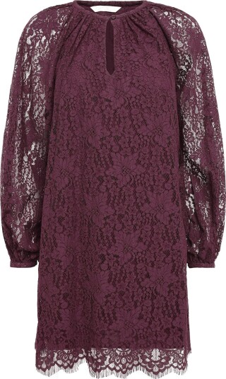 by Ti Mo Lace Shift Dress Burgundy S by Ti Mo Lace Shift Dress Burgundy S