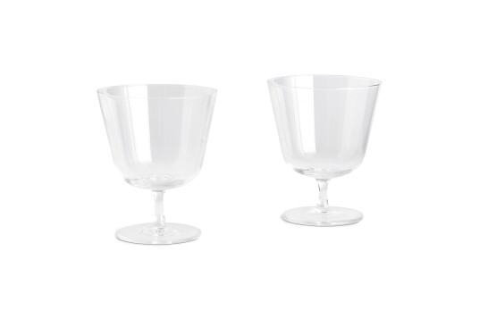 Curve stem drikkeglass 2,5 dl 2 pk klar Curve stem drikkeglass 2,5 dl 2 pk klar
