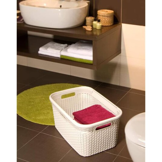 Curver Vaskekurv Style 45L vintage hvit