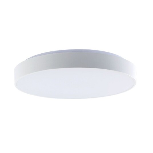 V Tac Rund 40W LED taklampe CCT   3 lysfarger og dimming via fjernkontroll Ø40cm   Dimbar : Via fjernkontroll Kulør : 3 i 1