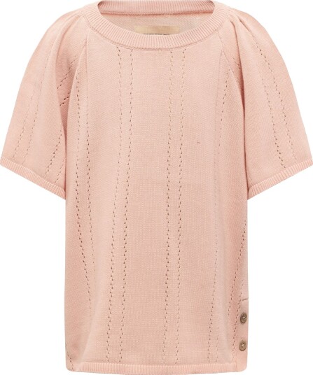 Wheat Knit Pullover S/S Vilna Pink 92
