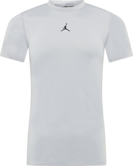 Nike Nike Jordan Sport Men"s Dri Fit Short Sleeve Base Layer Top   Grey   L