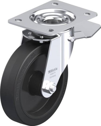 Blickle 850129 Le-Poev 161Xr-St Styrehjul Med Bremse Hjuldiameter 160 Mm Bæreevne Maks 300 Kg 1 Stk
