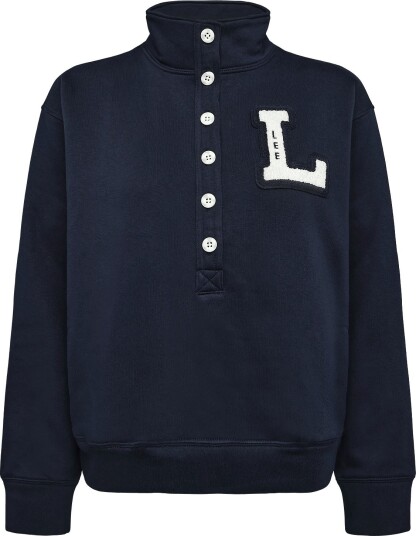 Lee Jeans Popover Sweatshirt - Navy - L x 00 Lee Jeans Popover Sweatshirt - Navy - L x 00