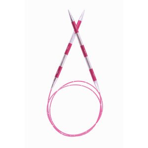 KnitPro SmartStix Rundpinne Aluminium 100cm Rosa 2,75mm