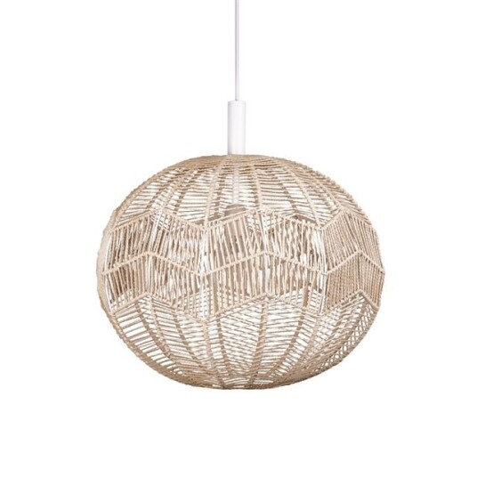 Globen Lighting Missy Taklampe Natur/ Hvit 1670991-01-0 1055114-01-0