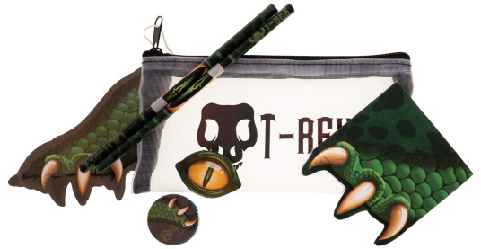 Dino T-Rex - Filled Mesh Pencil Pouch w/station  092408156 