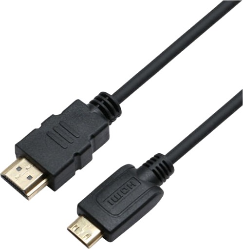 ELETRA HDMI AM - MINI HDMI M 1,4 2M KABEL, SVART