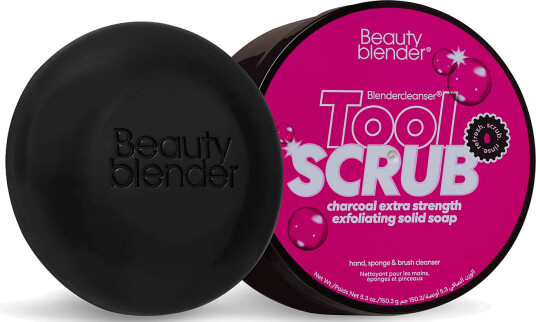 Beautyblender Toolscrub Hand Sponge & Brush Cleanser Charcoal 150G Black ONE SIZE