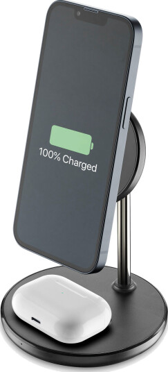 Cellularline Magsf2in1wirk, Innendørs, Ac, Trådløs Lading, 1,6 M, Svart