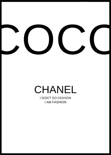 COCO CHANEL POSTER COCO CHANEL POSTER