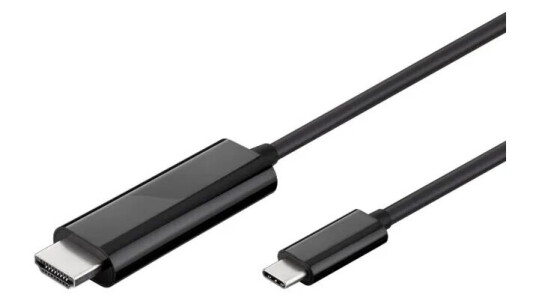 Goobay USB-C til HDMI-kabel 4K 60Hz 1.8m Svart