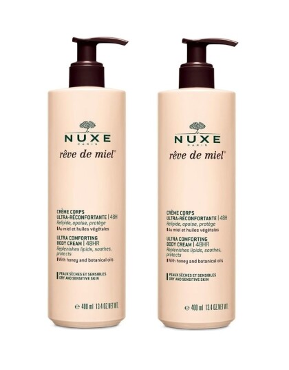 Nuxe 2 x Rîve de Miel Ultra-Comfortable Body Cream 400 ml