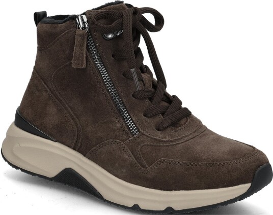 Gabor Rollingsoft Laced Ankle Boot   DARK BROWN   40.5