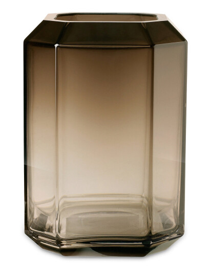 Louise Roe Jewel Vase Giant Brown Louise Roe SMOKE H26CM
