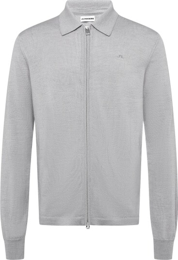 J. Lindeberg Kaleb Merino Cardigan   Grey   L