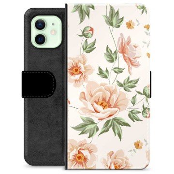 iPhone 12 Premium Lommebok-deksel Floral